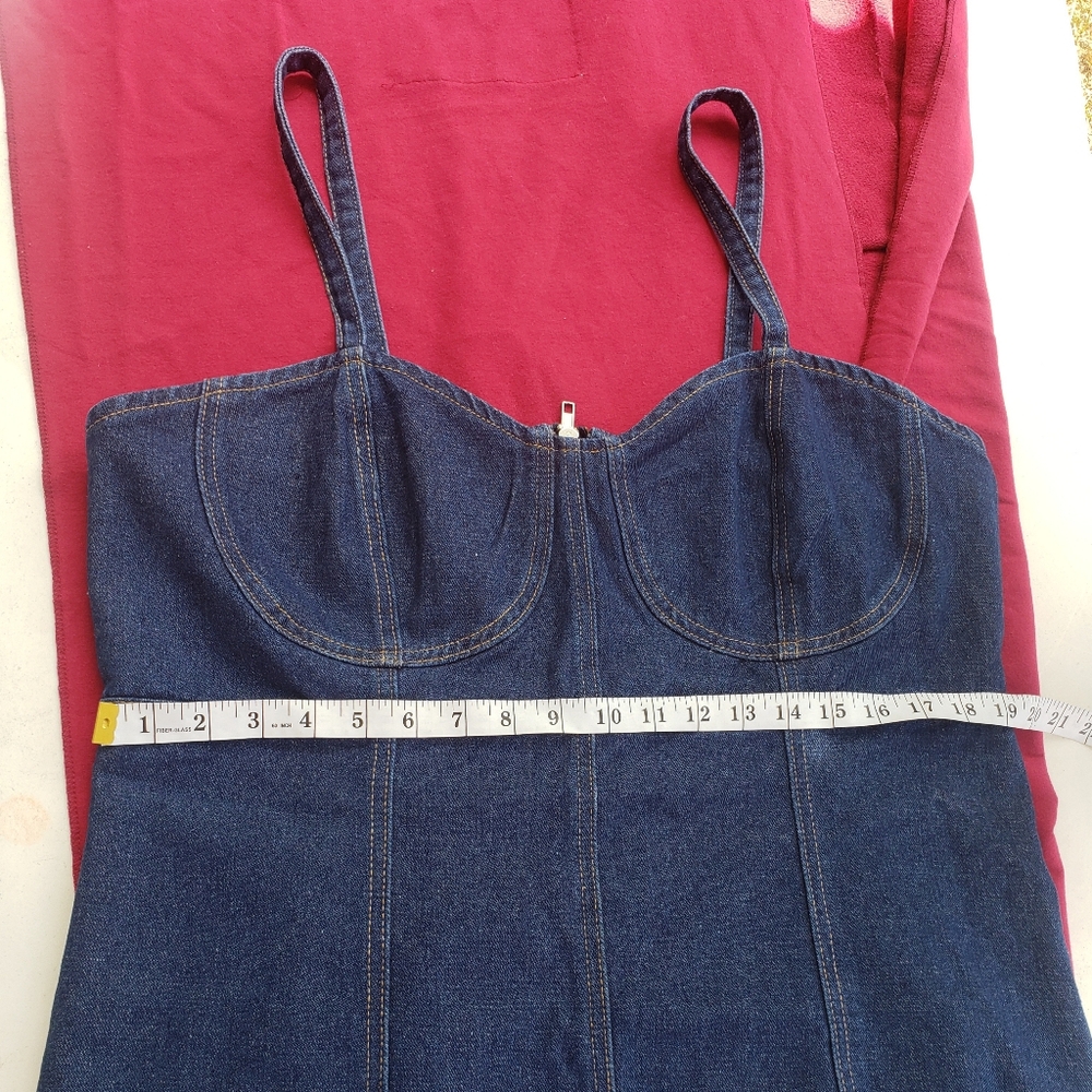 SHEIN Curve Blue Denim Dress - Picture 5 of 6